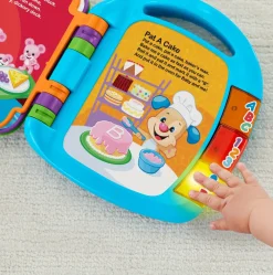 Fisher Price- Libro Delle Canzoncine Ridi E Impara, Imparare Parole, Lettere E Numeri, Bambini Dai 6 Mesi Giochi Musicali