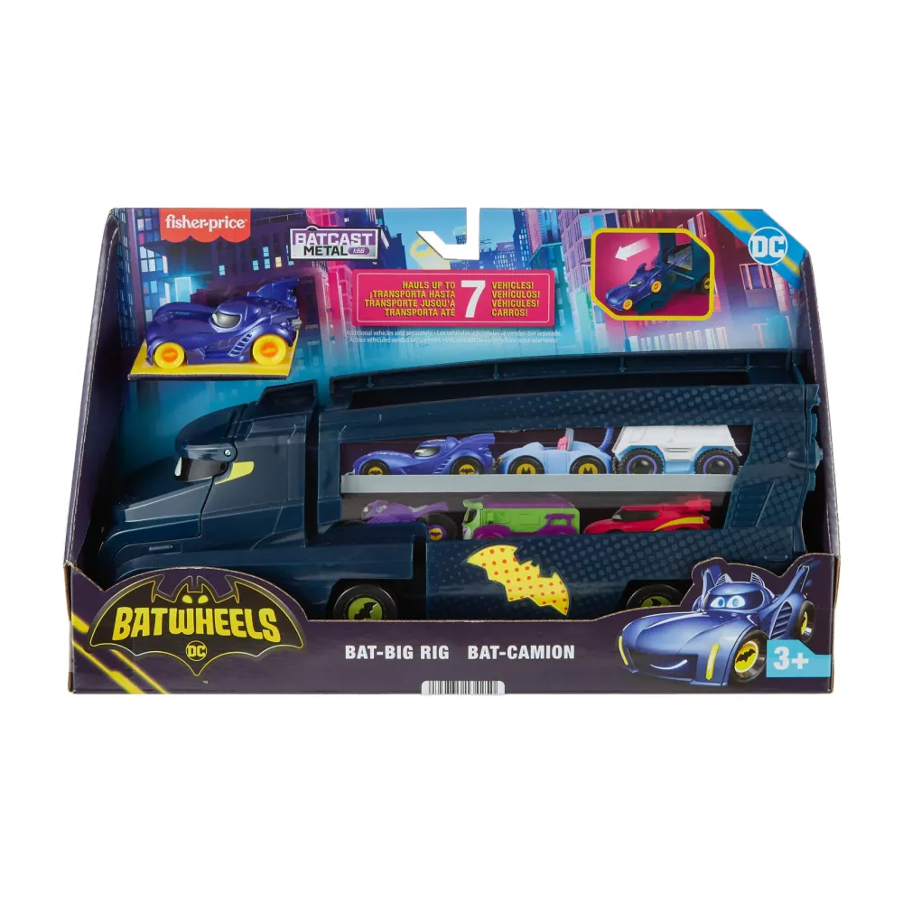 Best Dc Batwheels Bat-Autotreno, Playset Autotreno Con Rampa E Veicolo Bam Batmobile Camion, Trattori E Ruspe