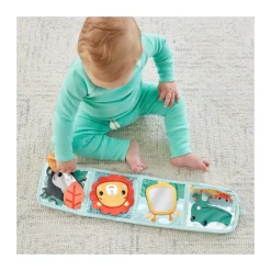 Hot Pannello Interattivo Tummy Time, Gioco Sensoriale, 8 Pannelli Con Immagini Di Amici Animaletti E Suoni Per Tante Attivita E Per Esplorare, Giocattolo, 0+ Anni, Hml63 Giochi Di Apprendimento