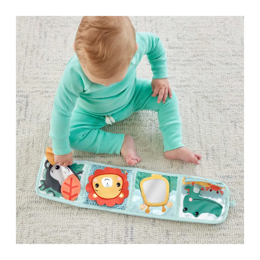 Hot Pannello Interattivo Tummy Time, Gioco Sensoriale, 8 Pannelli Con Immagini Di Amici Animaletti E Suoni Per Tante Attivita E Per Esplorare, Giocattolo, 0+ Anni, Hml63 Giochi Di Apprendimento