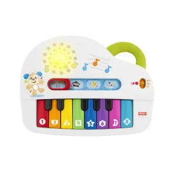 Ridi & Impara Pianoforte Di Cagnolino Edizione Multilingue, Pianoforte Giocattolo Portatile Con Contenuti Educativi Per Bambini Dai 6 Ai 36 Mesi Giochi Di Apprendimento