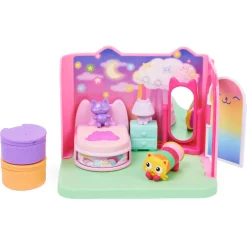 New , La Camera Da Letto Di Cuscigatta, Mini Playset Stanze Della Casa, Giochi Per Bambini Dai 3 Anni In Su Case Delle Bambole