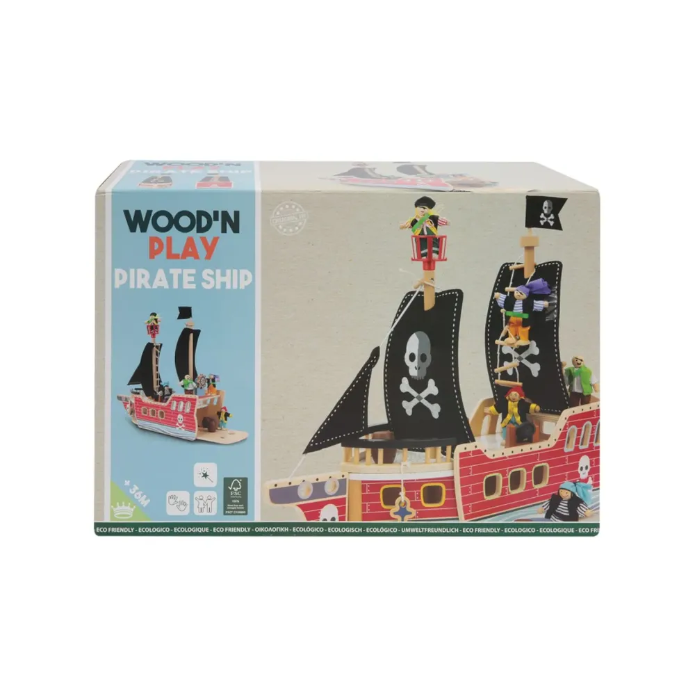 Discount Galeone Dei Pirati Giochi Di Imitazione In Legno