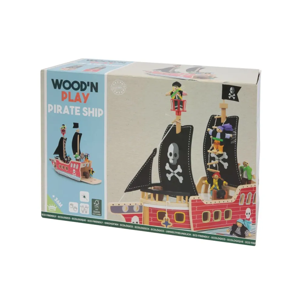 Discount Galeone Dei Pirati Giochi Di Imitazione In Legno