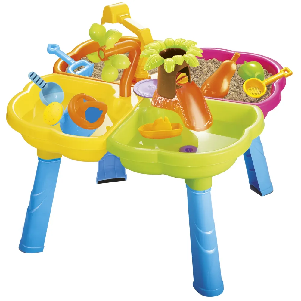 Discount Game Table Water & Sand: Tavolo Da Gioco Multifunzionale Per Bambini Per Divertimento All'Aria Aperta Centri Gioco