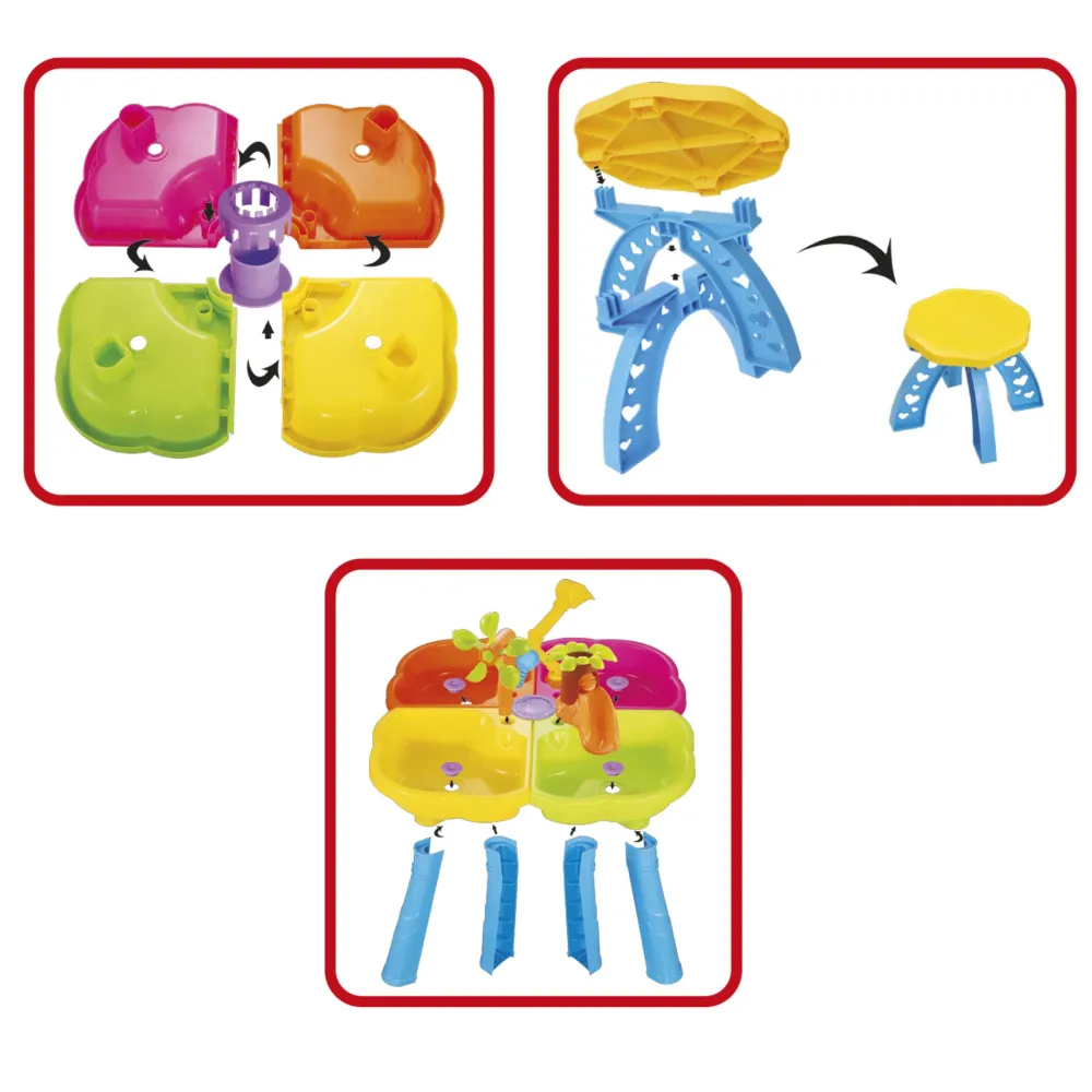 Discount Game Table Water & Sand: Tavolo Da Gioco Multifunzionale Per Bambini Per Divertimento All'Aria Aperta Centri Gioco