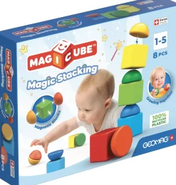 Clearance Magicube Magic Blocks Stacking 8 Pezzi 100% Recycled Giochi Stem