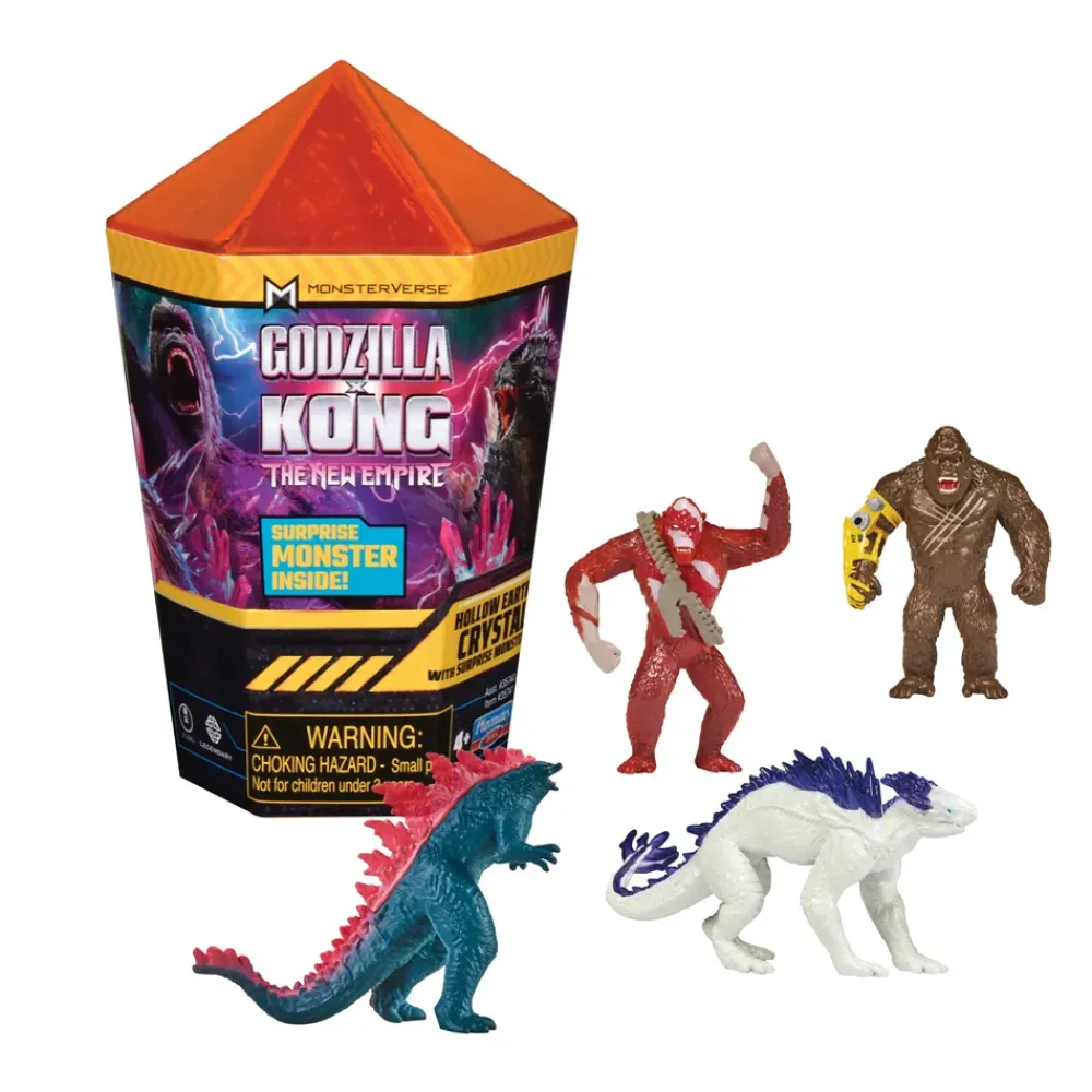 Discount Godzilla X Kong Mini Personaggi In Cristallo Action Figures