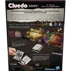 Sale Cluedo Escape Il Club Dell'Illusionista, Gioco Di Mistero In Versione Escape Room Giochi Escape Room Ed Enigmi