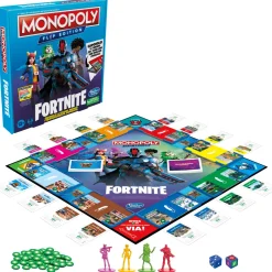 Monopoly Fortnite Flip Edition, Gioco Da Tavolo Dai 13 Anni In Su Giochi In Scatola Per Famiglia