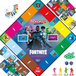Monopoly Fortnite Flip Edition, Gioco Da Tavolo Dai 13 Anni In Su Giochi In Scatola Per Famiglia