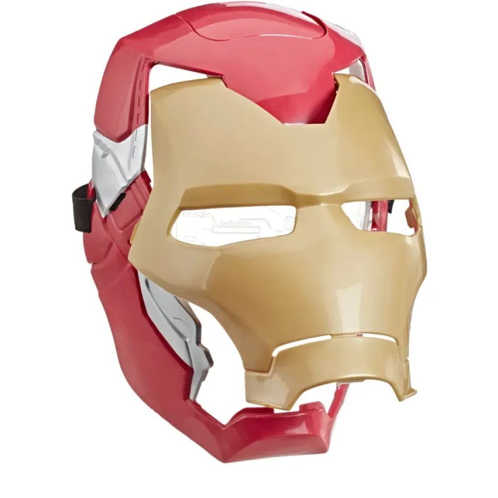 Best Hasbro Marvel , Maschera Flip Fx Di Iron Man, Con Effetti Luminosi, Replica Per Giochi D'Imitazione Action Figures