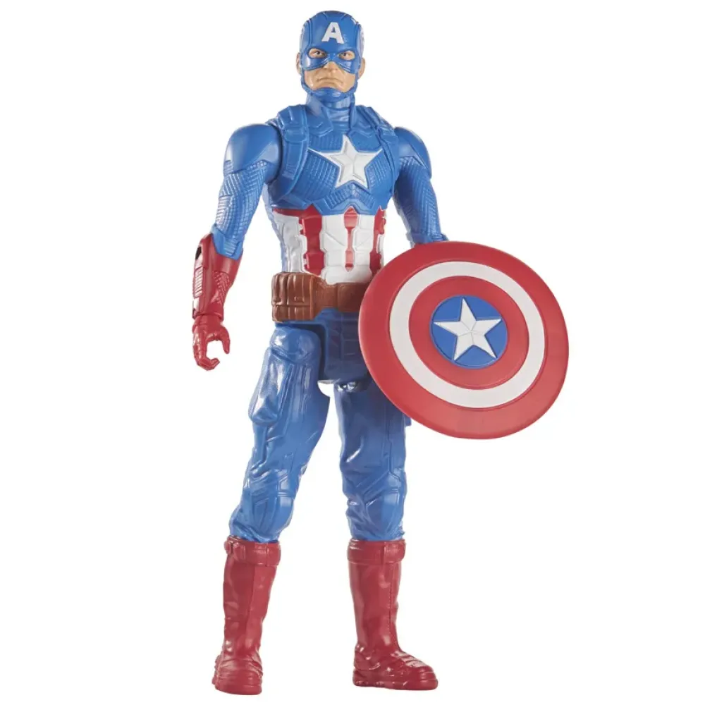 Hasbro Marvel , Titan Hero Captain America, Action Figure 30 Cm Action Figures