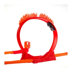 Box Track Builder Con 1 Veicolo Incluso, Confezione Modulabile Con E Accessori A Tema Fuoco Inclusi, Giocattolo Per Bambini, 4+ Anni, Hmc04 Macchinine Bambini