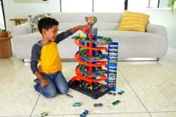 New City Playset Mega Garage Twist Con 1 Veicolo 1:64 Garage E Circuiti