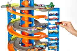 New City Playset Mega Garage Twist Con 1 Veicolo 1:64 Garage E Circuiti