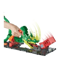 Outlet -Dragone Di Fuoco Con 1 Veicolo Die-Cast Incluso E Stazione Dei Pompieri, Giocattolo Per Bambini 5+ Anni, Hdp03 Garage E Circuiti