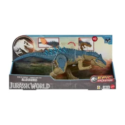 Discount Allosauro Furia Selvaggia, Dinosauro Con Aculei Da Combattimento E Ruggito, Azione D'Attacco Con Il Collo E Morso Attivabili Con Il Pulsante Action Figures