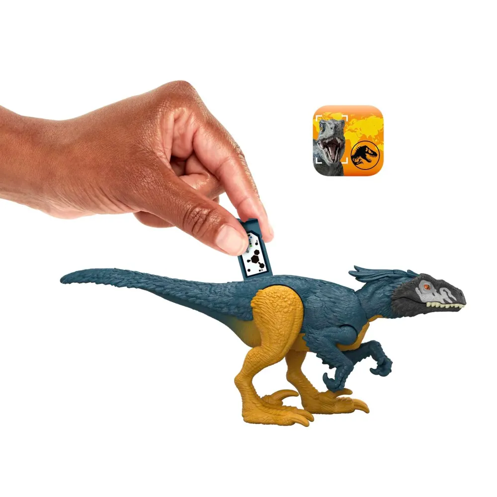 Best Pericolo Giurassico Pyroraptor, Dinosauro Snodato Con Design Autentico, Specie Di Medie Dimensioni Lungo 18 Cm E Alto 7+ Cm Action Figures