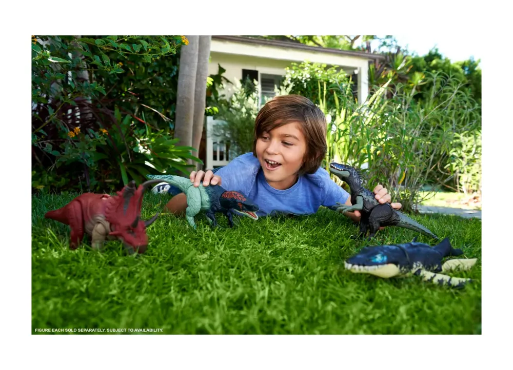 Sale Ruggito Selvaggio, Diabloceratopo, Dinosauro Con Suoni E Mossa D'Attacco, Dimensioni Medie, Snodato E Con Gioco Digitale , Giocattolo Per Bambini, 4+ Anni, Hlp16 Macchinine Bambini