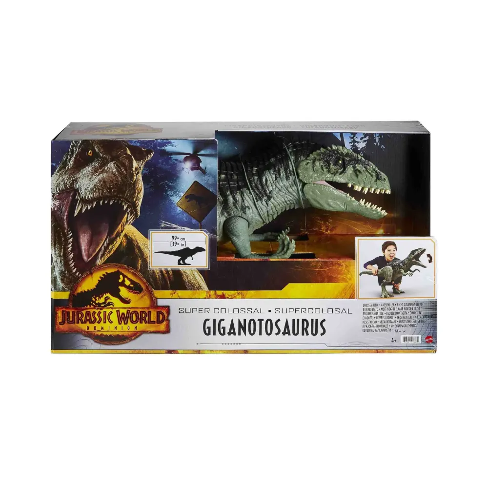 Discount -Super Colossal Dinosauro Gigante Snodato, Giocattolo Per Bambini 4+ Anni, Gwd68 Action Figures
