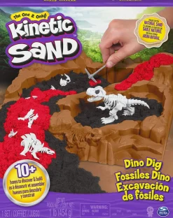 Discount , Dino Dig Playset Con 10 Ossa Di Dinosauri Nasclste Mosaici, Sabbia, Glitter