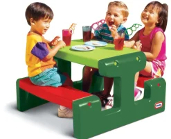 Best Tavolino Da Picnic Junior Per Bambini Fino A 4 Posti Per Giocare, Fare I Compiti & Costruire Centri Gioco