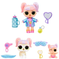 Online Surprise Bubble Surprise Deluxe Bambole Collezionabili, Pet, Little Sister, Sorprese, Accessori Bubble Surprise, Schiuma Con Cambio Di Colore Fashion Dolls