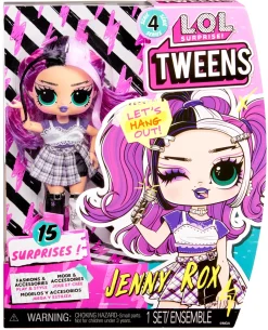 Surprise Tweens Serie 4 Fashion Doll: Jenny Rox.15 Sorprese E Favolosi Accessori Da Sfoggiare Mini Dolls