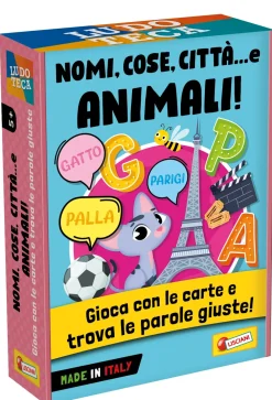 Hot Ludoteca Le Carte Dei Bambini Nomi, Cose, Citta' E Animali! Giochi Di Carte