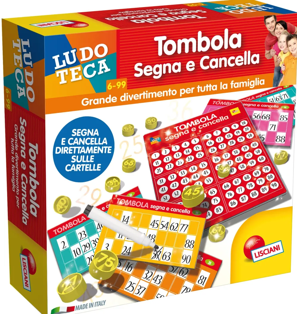 Clearance Ludoteca Tombola Segna E Cancella Giochi In Scatola Per Famiglia