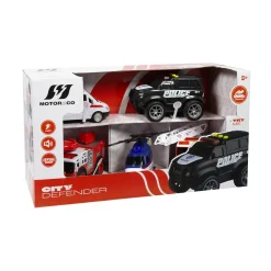 Sale Macchinine Set 5 Veicoli Emergenza Macchinine Bambini