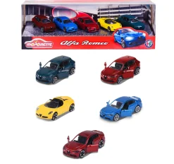 Online Giftpack Alfa Romeo, 5 Modelli Esclusivi In Metallo Pressofuso, Sistema A Ruota Libera, Parti Apribili Modellini Veicoli In Scala