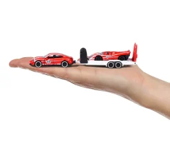 Outlet - Porsche Race Trailer Set, Auto Con Rimorchio Modellini Veicoli In Scala