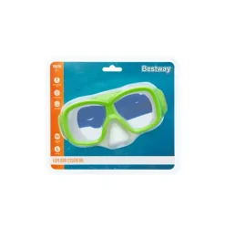 Clearance Maschera Aquanaut, 7-14 Anni, 3 Colori Assortiti, In Silicone Con Lenti In Policarbonato Protezione Uv Maschere E Pinne