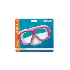 Clearance Maschera Aquanaut, 7-14 Anni, 3 Colori Assortiti, In Silicone Con Lenti In Policarbonato Protezione Uv Maschere E Pinne