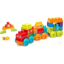 Outlet Mega First Builders Impara Con Il Treno! Costruzioni Bambini