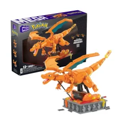 Best Mega Kinetic Charizard, Set Da Costruzione Da 1664 Pezzi, Personaggio Meccanizzato Con Movimento Realistico E Alto 28 Cm Da Collezione, 12+ Anni, Hmw05 Set Costruzioni