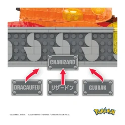 Best Mega Kinetic Charizard, Set Da Costruzione Da 1664 Pezzi, Personaggio Meccanizzato Con Movimento Realistico E Alto 28 Cm Da Collezione, 12+ Anni, Hmw05 Set Costruzioni