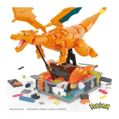 Best Mega Kinetic Charizard, Set Da Costruzione Da 1664 Pezzi, Personaggio Meccanizzato Con Movimento Realistico E Alto 28 Cm Da Collezione, 12+ Anni, Hmw05 Set Costruzioni