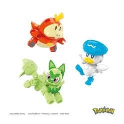 Best Mega Team Della Regione Di Paldea, Set Con 4 Personaggi E 1 Poke Ball Da Costruire Con 79 Pezzi, Include Pikachu, Fuecoco, Sprigatito E Quaxly, 6+ Anni, Hpx92 Costruzioni Bambini