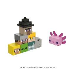 Discount Mini Action Figure Testa Mob, Assortimento Personaggi Del Videogioco Dal Design Pixelato Con Teste Giganti, Tutti Da Collezionare, Giocattolo Per Bambini, 6+ Anni, Hdv64 Action Figures
