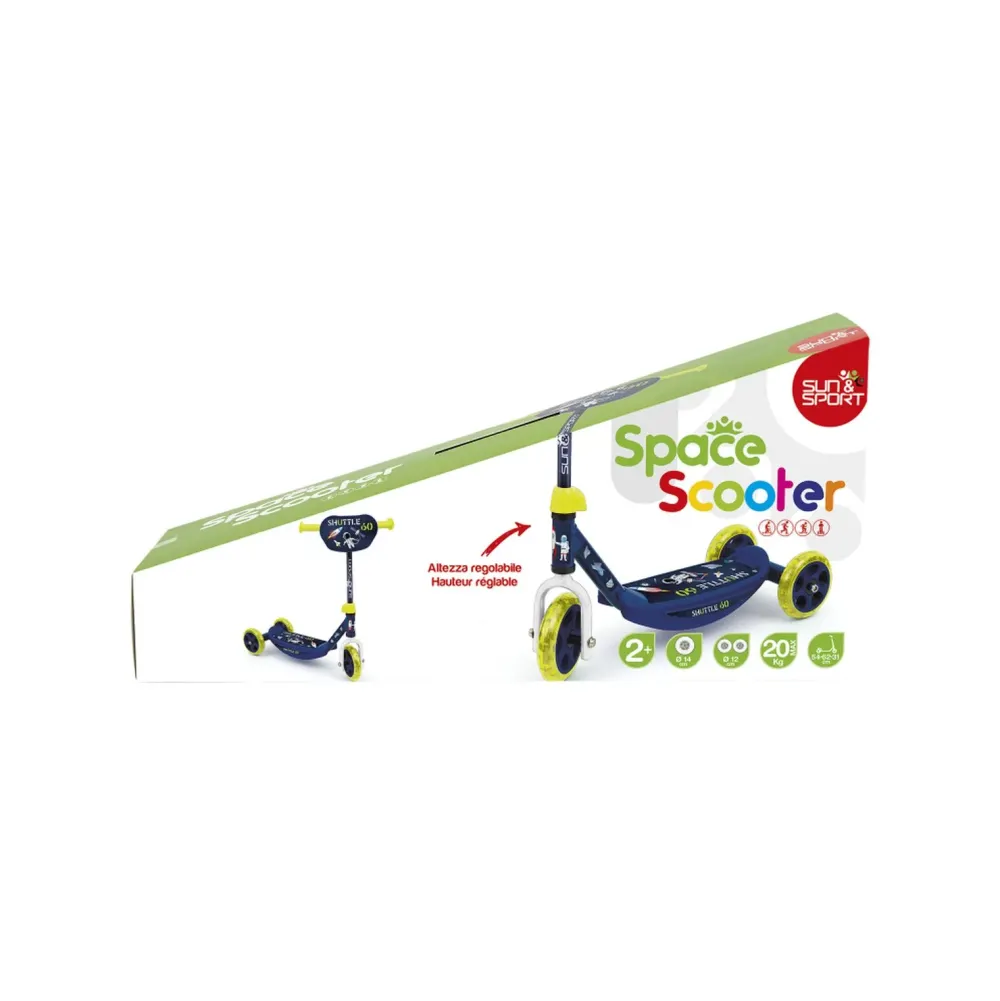 Clearance Monopattino 3 Ruote Per Bambini Da 2 A 4 Anni Con Struttura In Metallo E Pedana Antiscivolo | 20 Kg Di Capacita Massima Disponibile In Blu E Rosa Monopattini