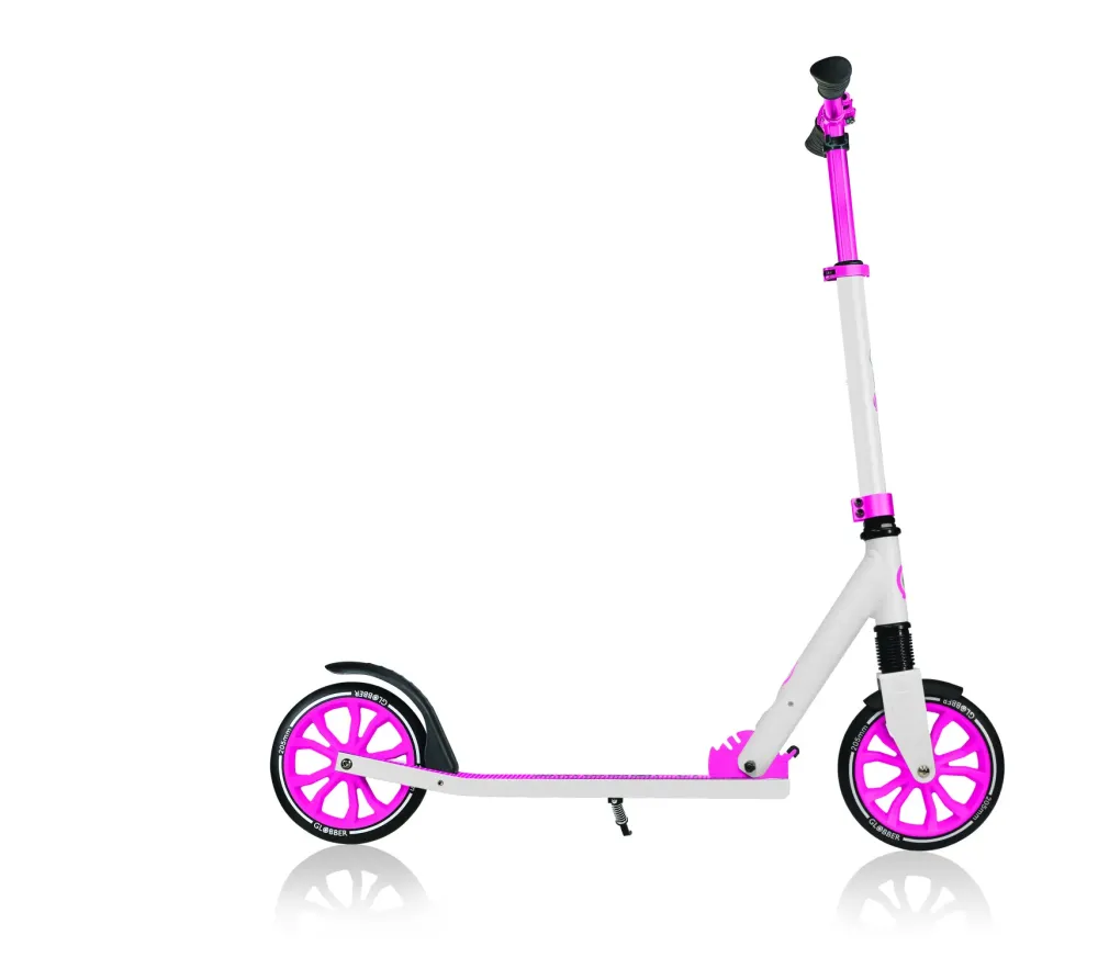 Sale Monopattino Nl 205 Ripiegabile Bianco E Rosa Adatto Per Bambini 7 -12 Anni Monopattini