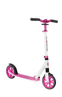 Sale Monopattino Nl 205 Ripiegabile Bianco E Rosa Adatto Per Bambini 7 -12 Anni Monopattini