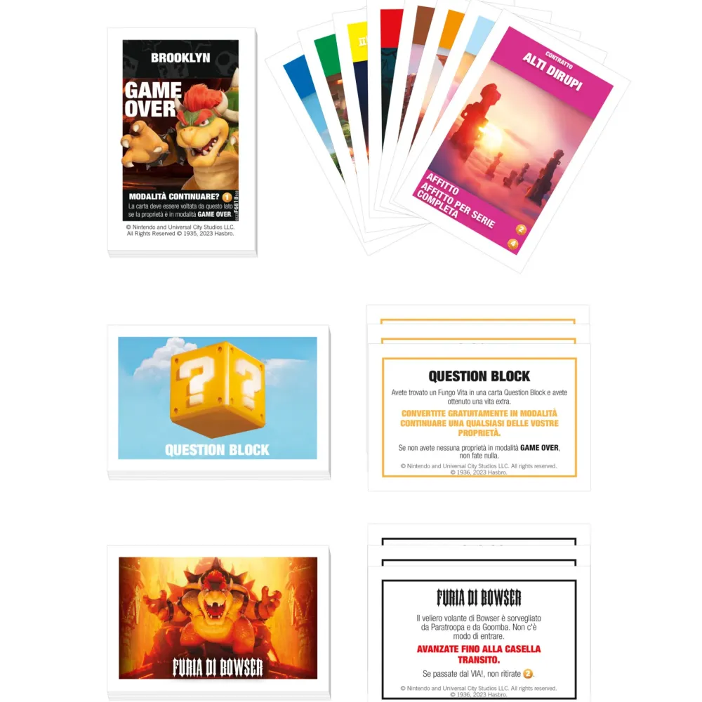 Sale The Super Mario Bros. Movie Edition, Gioco Da Tavolo Per Bambini E Bambine, Contiene La Pedina Di Bowser, Giochi Per Famiglie Giochi In Scatola Per Famiglia
