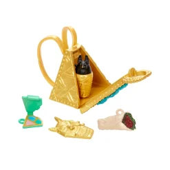 Sale Cleo De Nile, Bambola Snodata Alla Moda, Dai Capelli Con Ciocche Blu, Con Accessori E Cagnolino, Giocattolo Per Bambini, 4+ Anni, Hhk54 Fashion Dolls