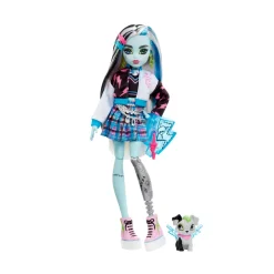 Best Frankie, Bambola Snodata Alla Moda, Dai Capelli Con Ciocche Blu E Nere, Con Accessori E Cucciolo, Giocattolo Per Bambini, 4+ Anni, Hhk53 Fashion Dolls