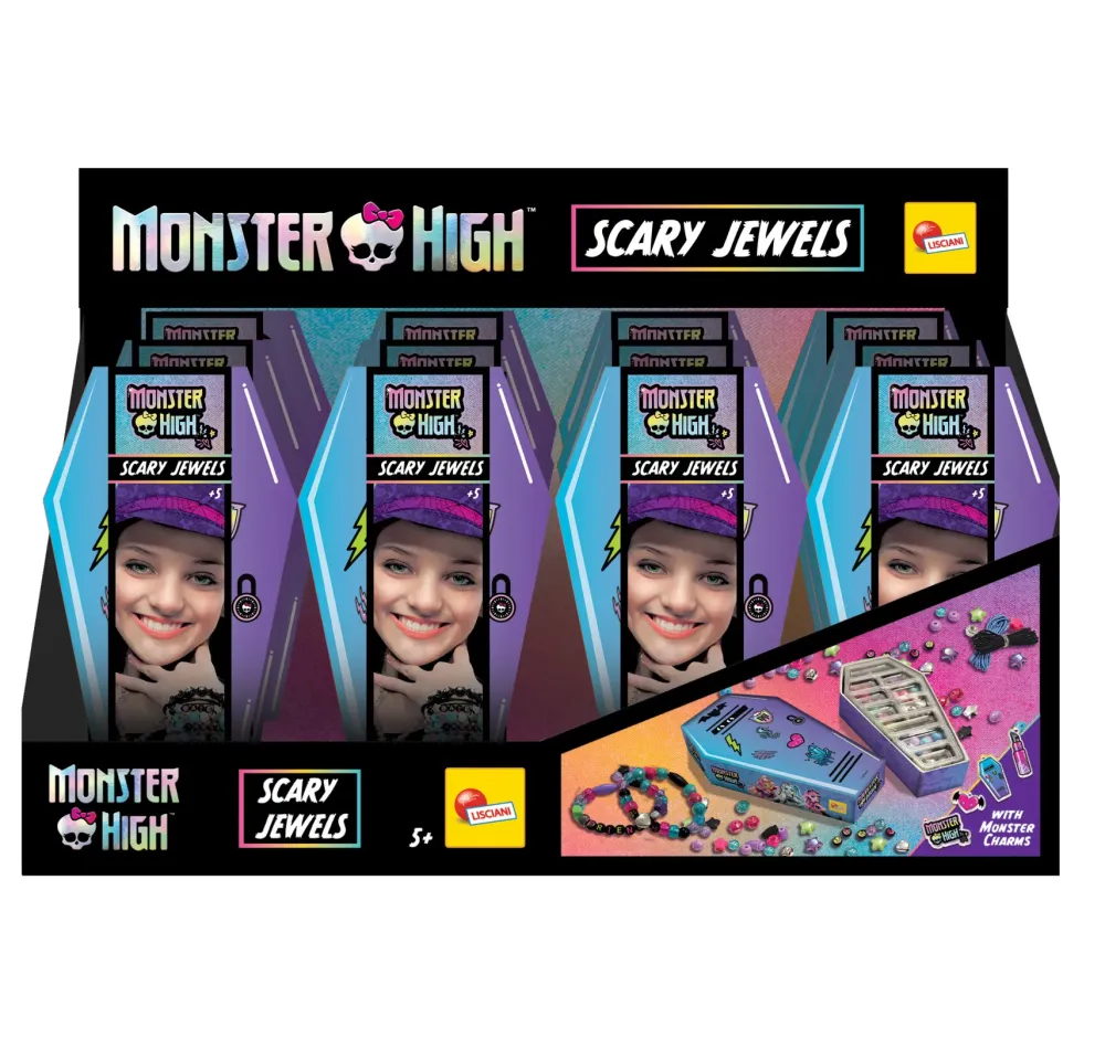 Clearance Monster High Scary Jewels Display 12 Moda, Gioielli, Decorazioni, Cosmetici