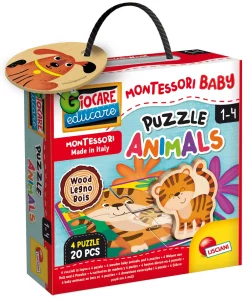 Hot Montessori Baby Legno Puzzle Animals Puzzle In Legno